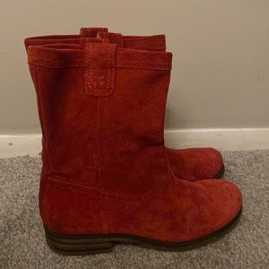 Nautralizer Red Suede Calf Boots